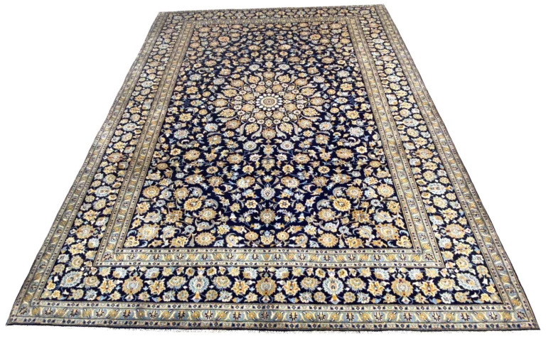 Keshan Orientteppich 402 x 306 cm – 300000 Knoten, handgeknüpft