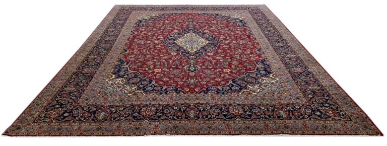 Keshan Orientteppich 425 x 305 cm, 150.000-300000 Knoten, handgeknüpft