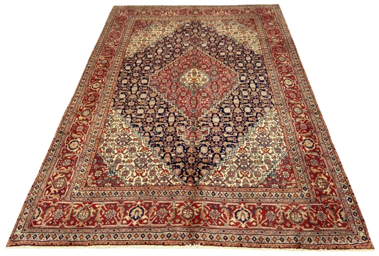 Täbris Orientteppich 296 x 207 cm, 50 Raj, handgeknüpft