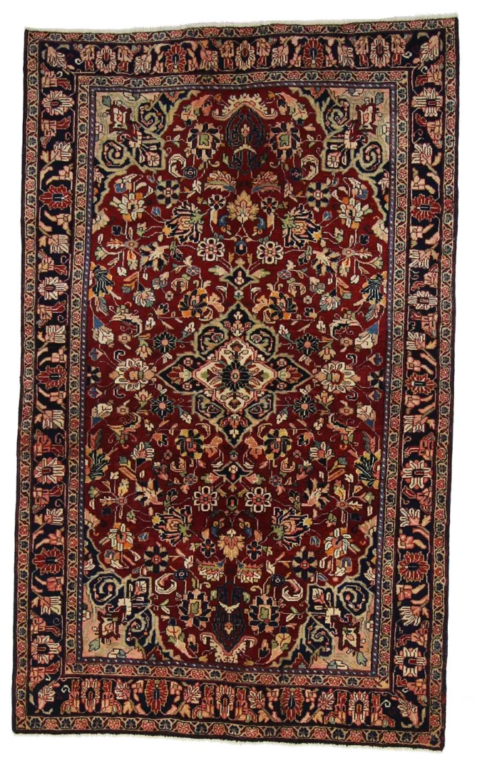 Orientteppich Lilyan 203 x 124 cm, 100.000-350.000 Knoten, handgeknüpft