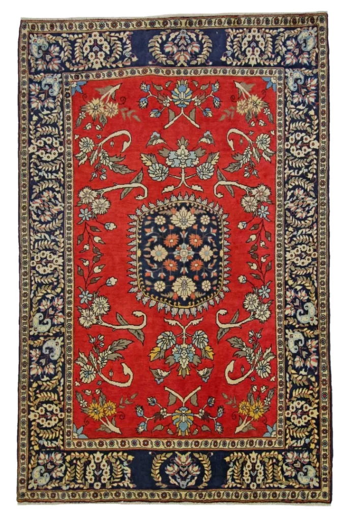 Orientteppich Lilyan 229 x 148 cm, 100.000-350000 Knoten, handgeknüpft