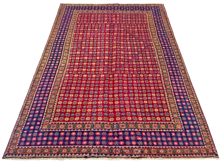 Maschhad Teppich 292 x 196 cm, floral, 250000 Knoten, handgeknüpft