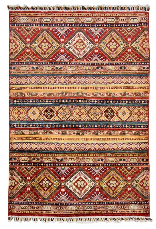 Ziegler Orientteppich 151x106 cm, antik, handgeknüpft