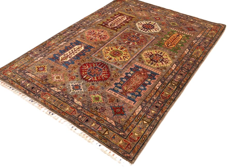 Waziri Orientteppich 210x155 cm – Handgeknüpft, Wolle, traditionell