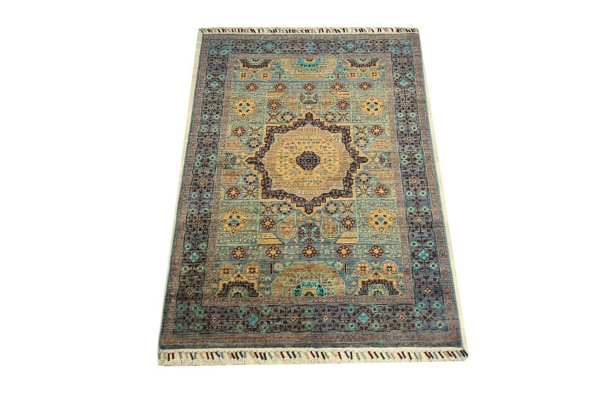 Ziegler Orientteppich 147x102 cm - Antiklook, handgeknüpft