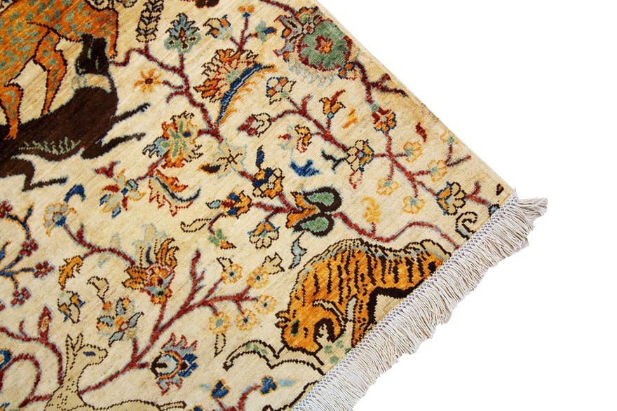 Ziegler Teppich 148x103 cm, antik aus Pakistan, handgeknüpft