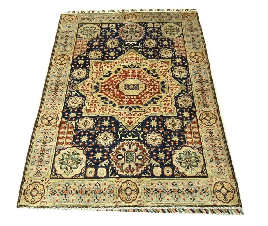 Ziegler Orientteppich 152x105 cm – antikes Design, handgeknüpft