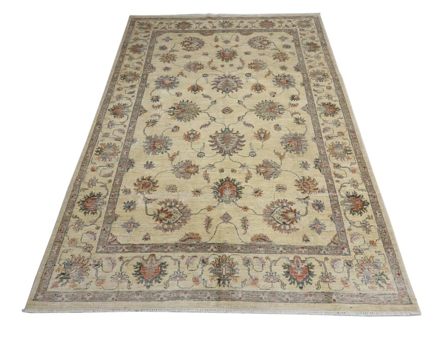 Ziegler Orientteppich 299x210 cm – Antikes Design, handgeknüpft