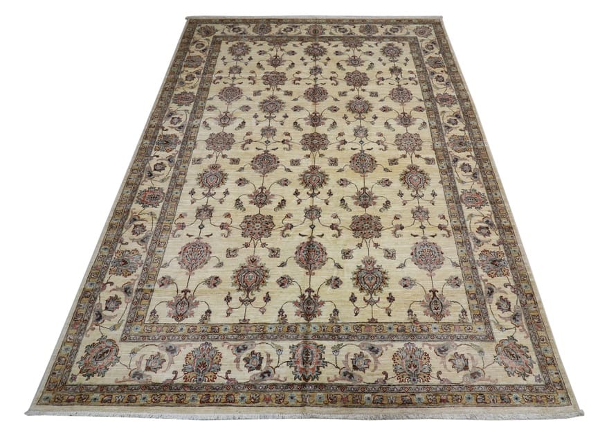 Ziegler Orientteppich 350x255 cm – antikes Design, handgeknüpft