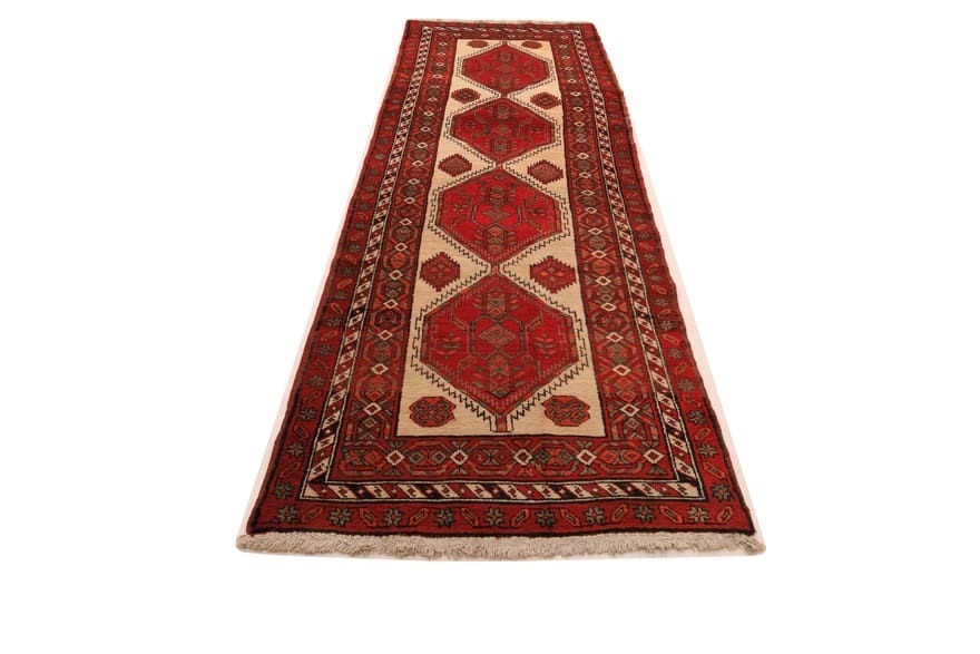 Ardebil Teppich 402x105 cm, mittelfein geknüpft, Orientteppich