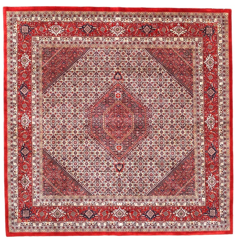 Bidjar Teppich 252x252 cm - Robuster Perserteppich, handgeknüpft