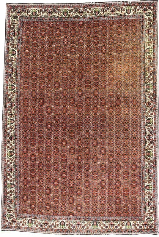 Bidjar Teppich 302x201 cm - Robuster Perserteppich, handgeknüpft