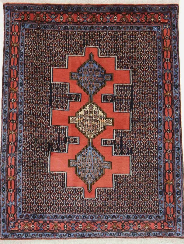 Bidjar Teppich 163x122 cm – Robuster Perserteppich, handgeknüpft