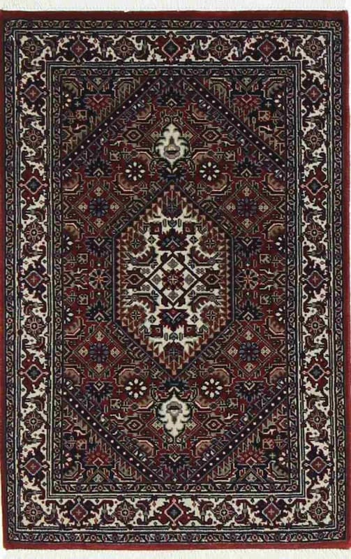 Bidjar Teppich 92x61 cm - Robuster Perserteppich handgeknüpft