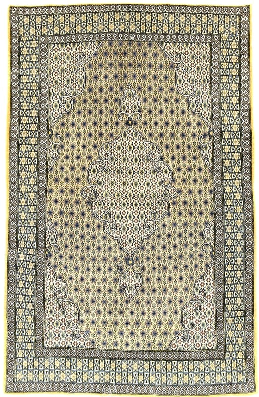 Ghom Orientteppich 212x145 cm - Handgeknüpft, Hochwertig