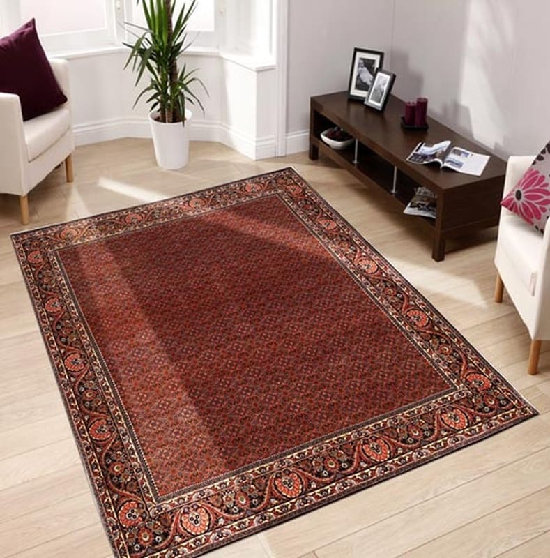 Bidjar Teppich 294x257 cm – handgeknüpft, geometrisches Design, Wolle