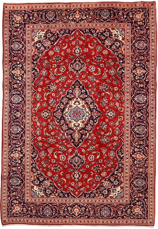 Handgeknüpfter Kashan Orientteppich 287x198 cm – Edles Design