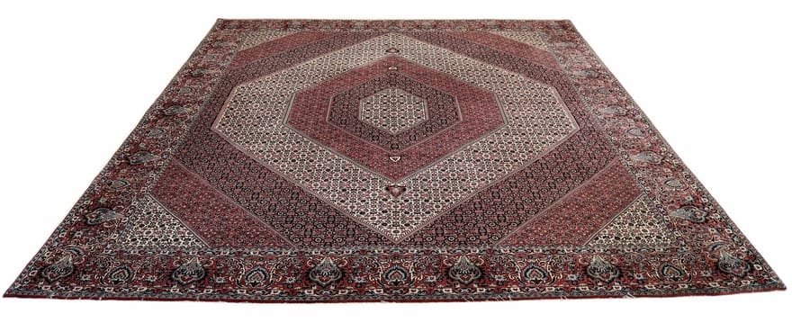 Bidjar Teppich 395x345 cm - Robuster Perserteppich, handgeknüpft