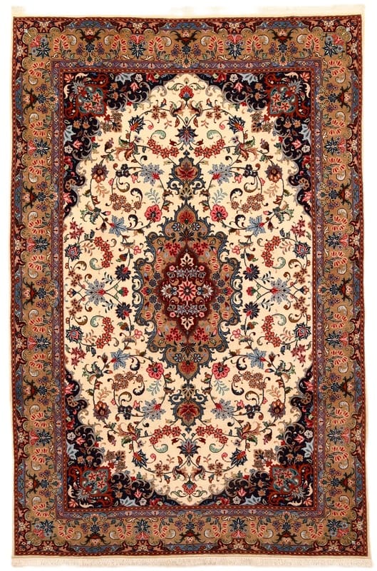 Keshan Orientteppich 305x201 cm – Eleganter Wollteppich, handgeknüpft H1