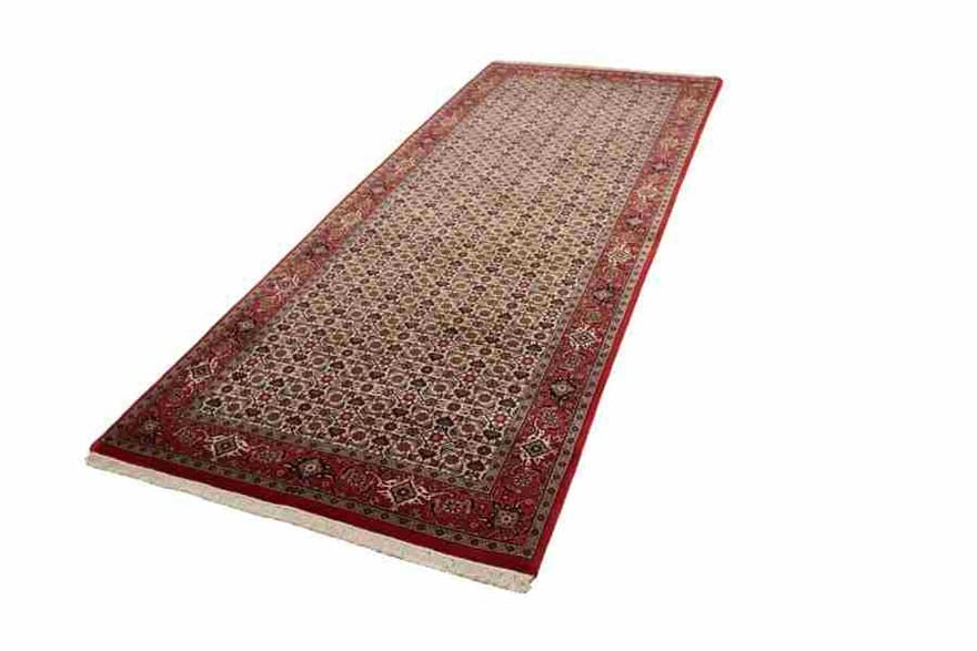 Orientteppich Bidjar 305x125 cm – robust, handgeknüpft, Indien