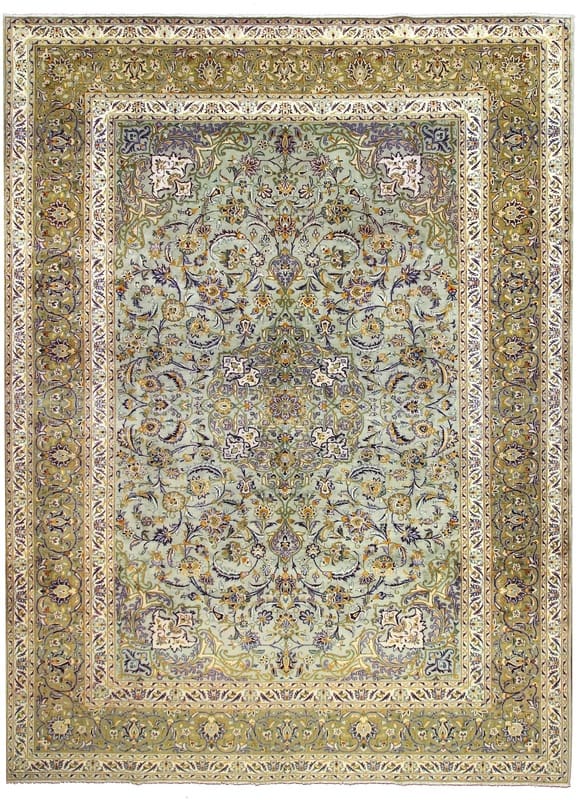 Kashan Teppich 398x297 cm - Handgeknüpft, Traditionell Persian H1