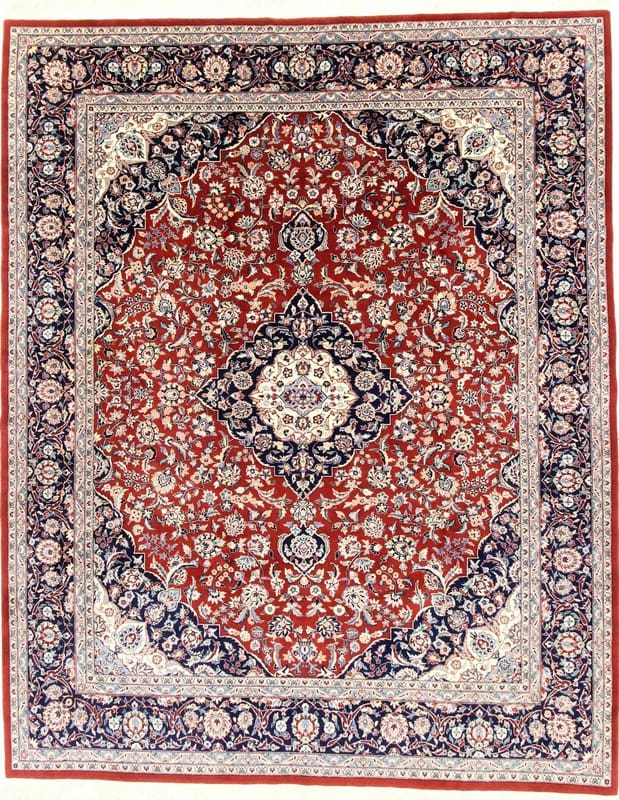 Keshan Teppich 307x244 cm - Klassisch handgeknüpft Perserteppich
