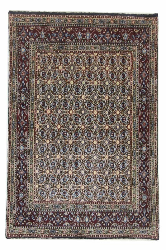 Exquisiter Moud Teppich 149x96 cm – handgeknüpft, Perserteppich