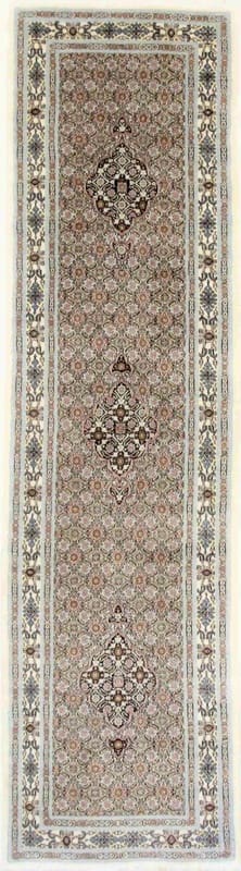 Luxuriöser Blumenteppich 295x81 cm – Handgeknüpft, Perserteppich