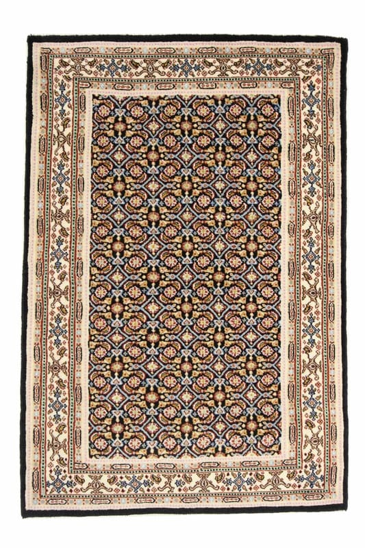 Orientteppich 116x78 cm, handgeknüpft, farbenfrohes Muster