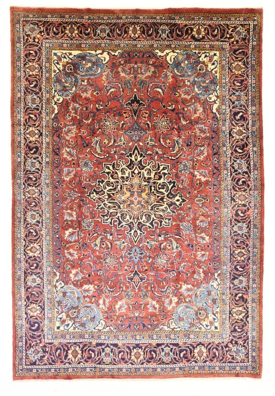 Orientteppich Sarough Mir 322x218 cm - Antikes Design, handgeknüpft