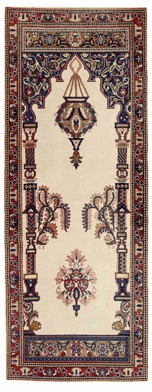 Sarough Teppich 202x79 cm – Handgeknüpft, klassisch orientalisch