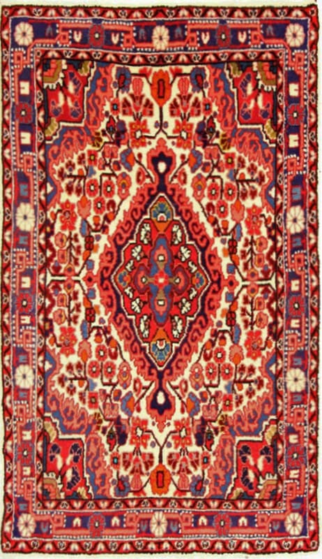Djosan Teppich 112x68 cm - Antik Sarough Mir - handgeknüpft
