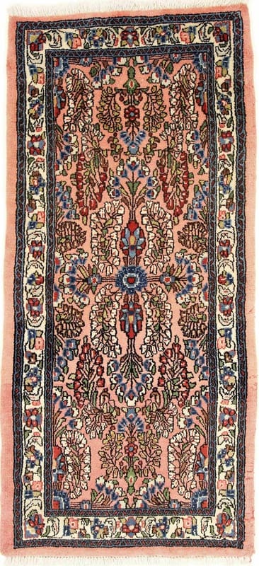 Handgeknüpfter Sarough Teppich 137x63 cm – Edles Design, Perserteppich
