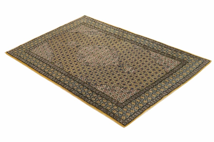 Ghom Orientteppich 212x145 cm - Handgeknüpft, Hochwertig