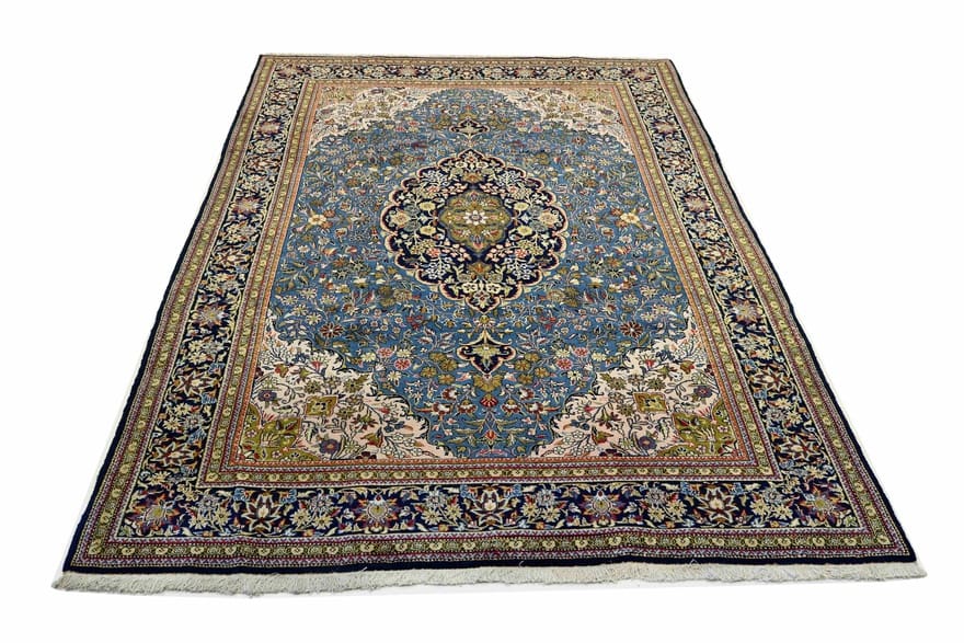 Ghom Orientteppich 342x216 cm handgeknüpft