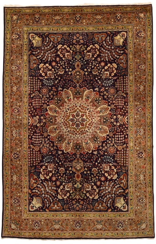 Tabriz Orientteppich 320x201 cm – handgeknüpft, elegante Muster