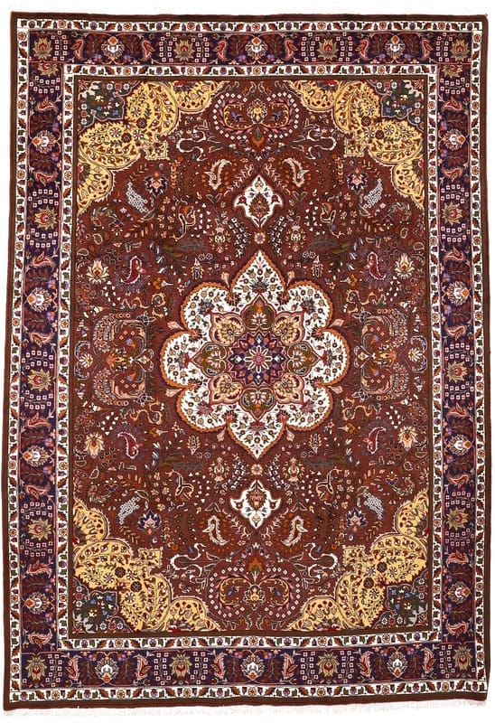 Tabriz Teppich 292x201 cm, handgeknüpft, Perserteppich