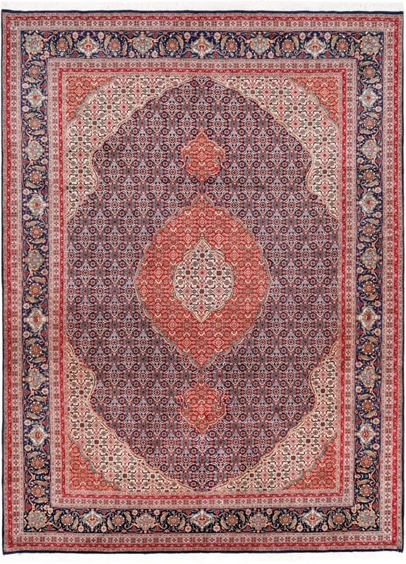 Tabriz Maralan 50 Raj Teppich 284x210 cm - handgeknüpft Perserteppich