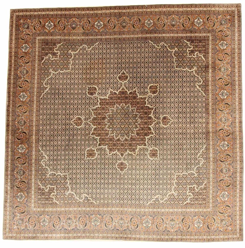 Tabriz 50 Mahi Teppich 299x298 cm, handgeknüpft, Perserteppich