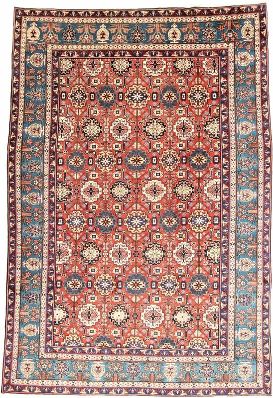 Tabriz Teppich 337x226 cm, handgeknüpft, Perserteppich