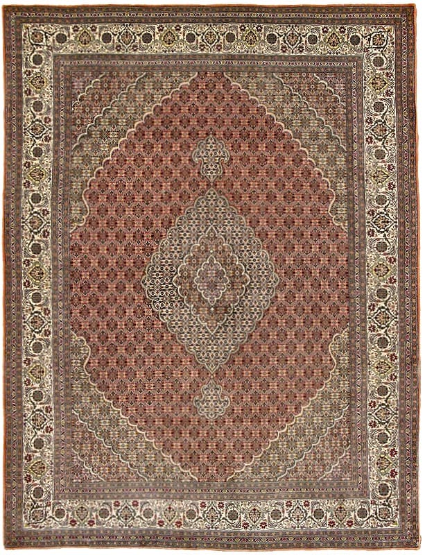Tabriz Mahi 50 Raj Orientteppich 262x201 cm – handgeknüpft