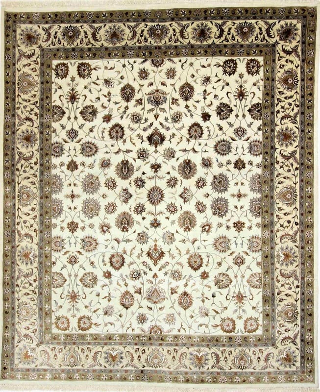 Tabriz Teppich 302x252 cm handgeknüpft, Perserteppich