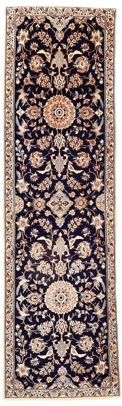 Eleganter Nain 6La Teppich 197x59 cm – handgeknüpft, Perserteppich