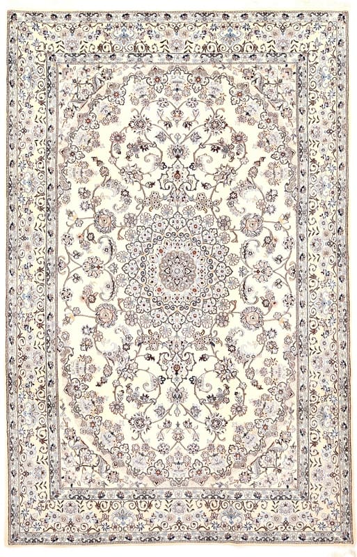 Zeitloser Nain 9La Orientteppich 314x205 cm, Wolle & Seide, handgeknüpft