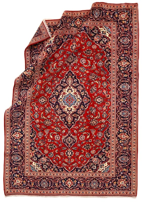 Handgeknüpfter Kashan Orientteppich 287x198 cm – Edles Design