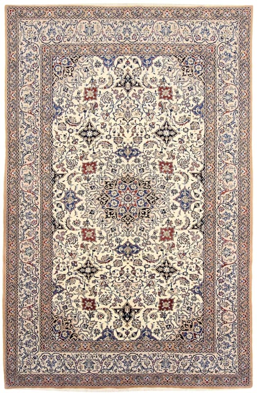 Nain 9 La Orientteppich 312x201 cm, feine Knotenzahl, handgeknüpft H1