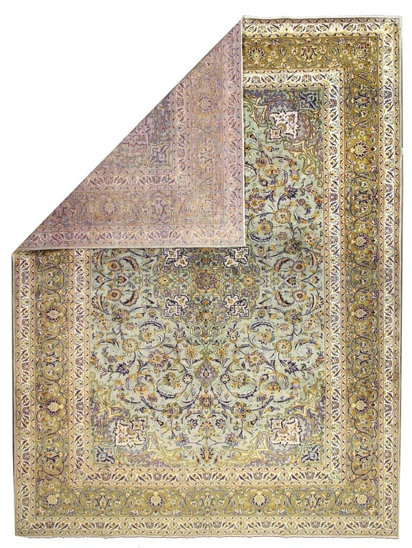 Kashan Teppich 398x297 cm - Handgeknüpft, Traditionell Persian H1