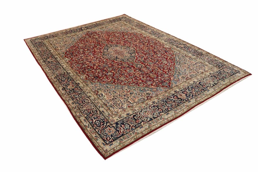 Kerman Ravar Orientteppich 396x288 cm - Handgeknüpft, hochwertig