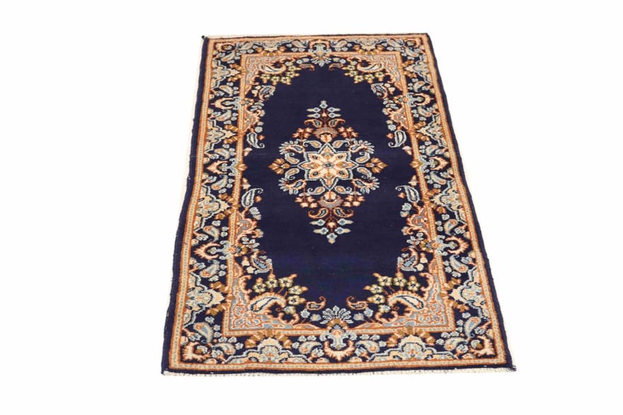 Orientteppich Kerman 159x75 cm, hochwertige Verarbeitung, handgeknüpft