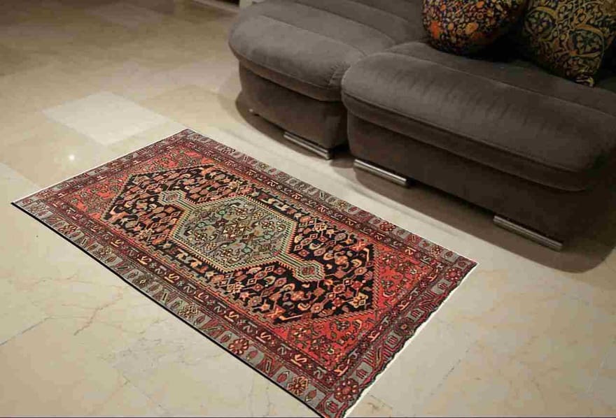 Orientteppich Zanjan 216x113 cm – handgeknüpft, traditionell, bunt